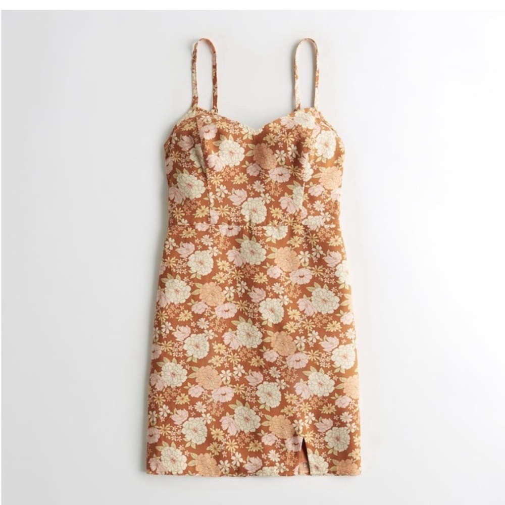 Hollister floral print mini dress